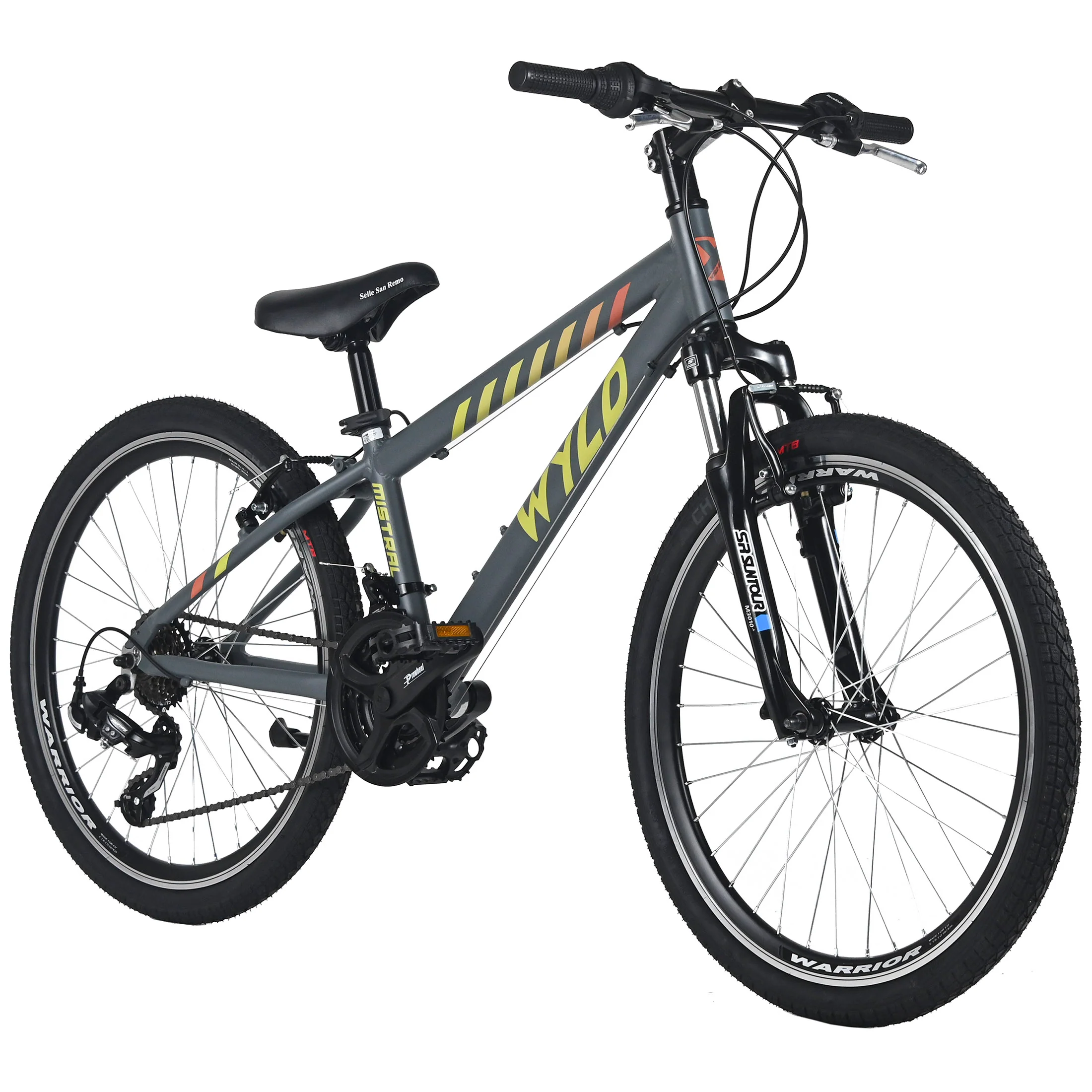 WYLD Kinderfahrrad 24" Mistral Grau 18 Gänge RH 32 cm - Ab 8 Jahre - Image 2