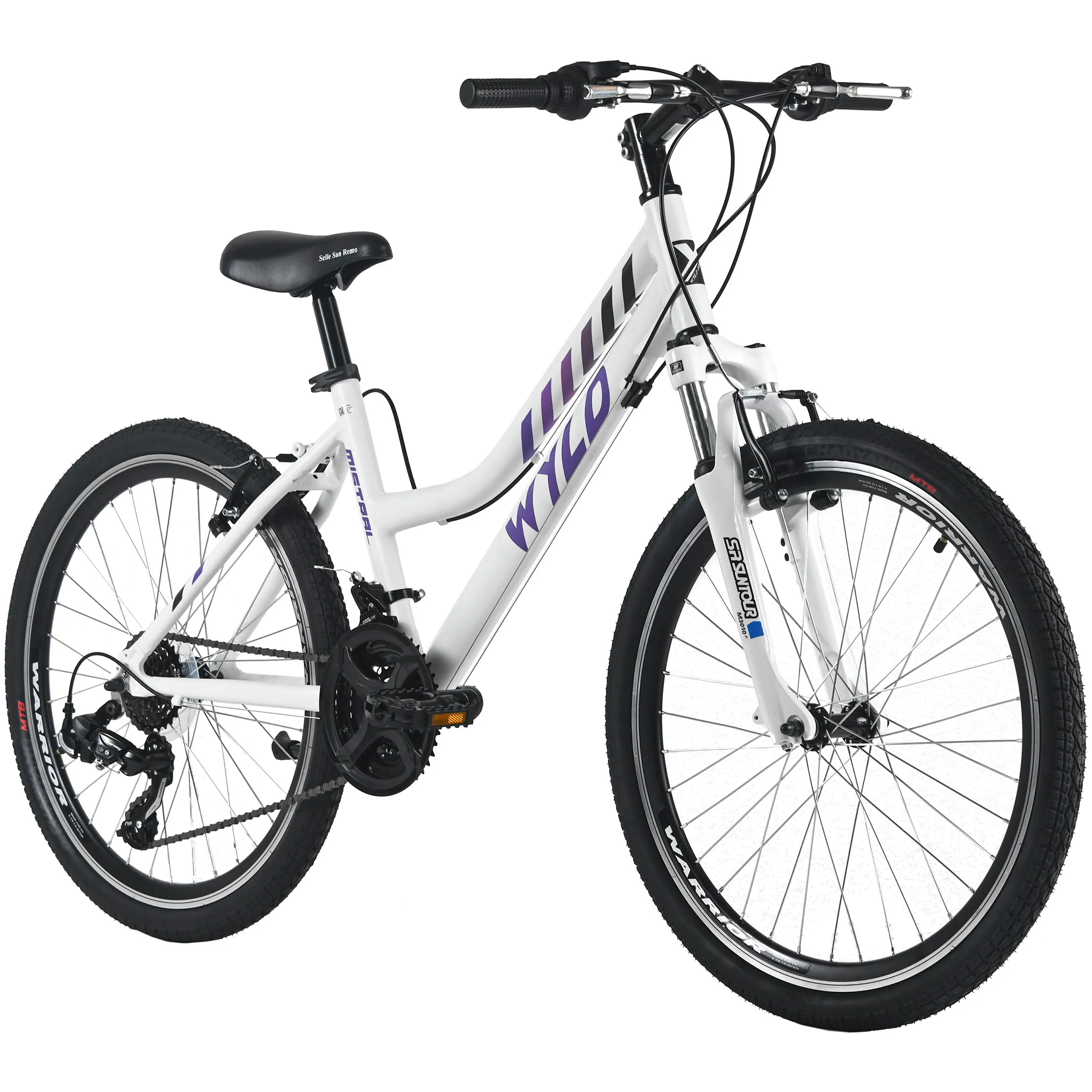 WYLD Kinderfahrrad Girls 24" Mistral Weiß 18 Gänge RH 38 cm - Ab 8 Jahre - Image 4