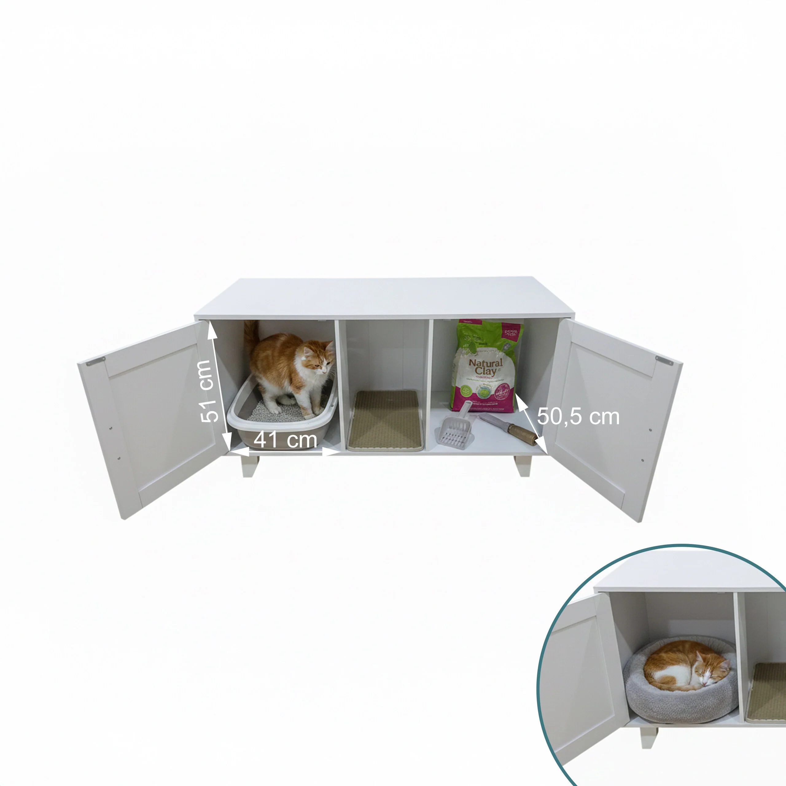 XXL Katzenschrank für Katzenklo - Image 10