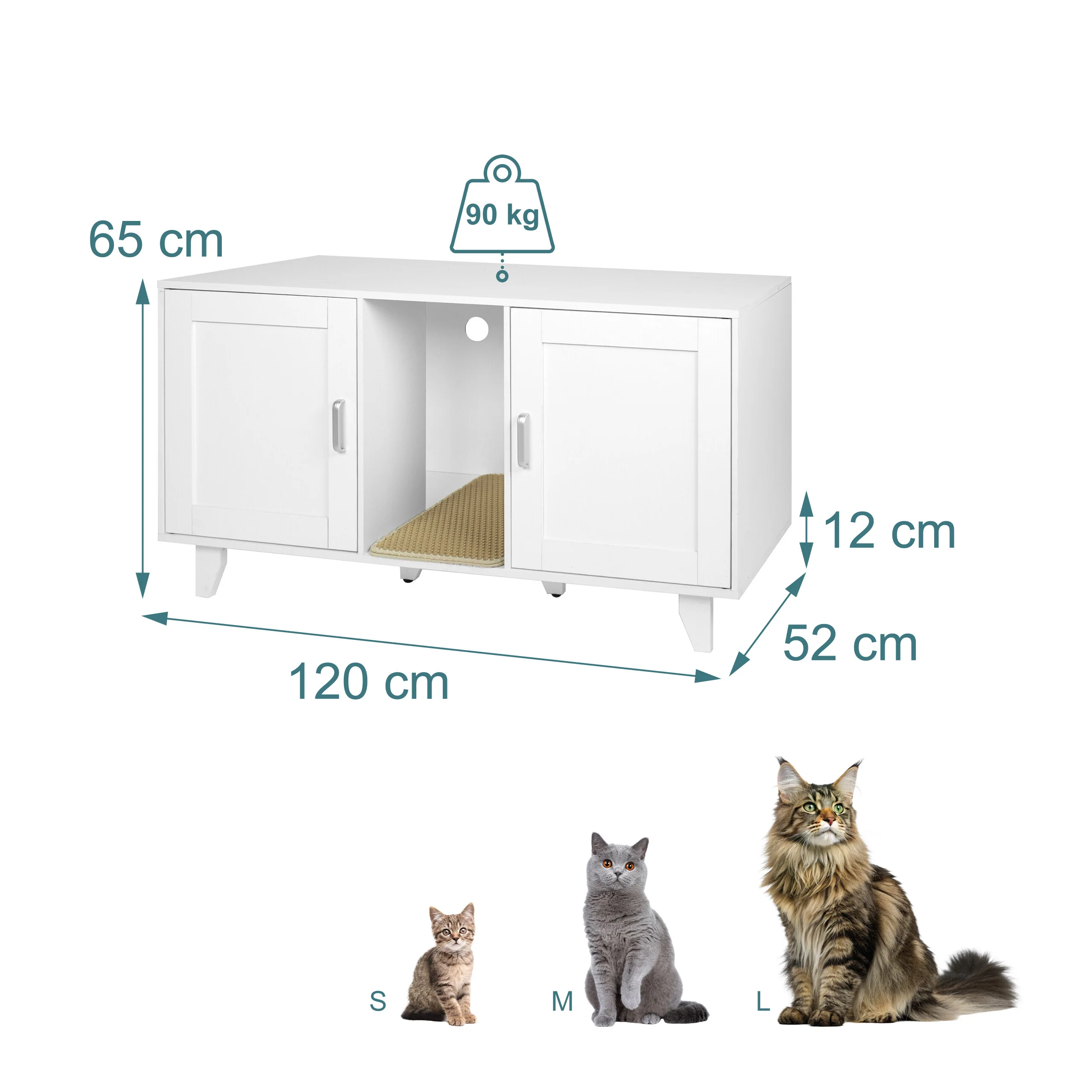 XXL Katzenschrank für Katzenklo - Image 11