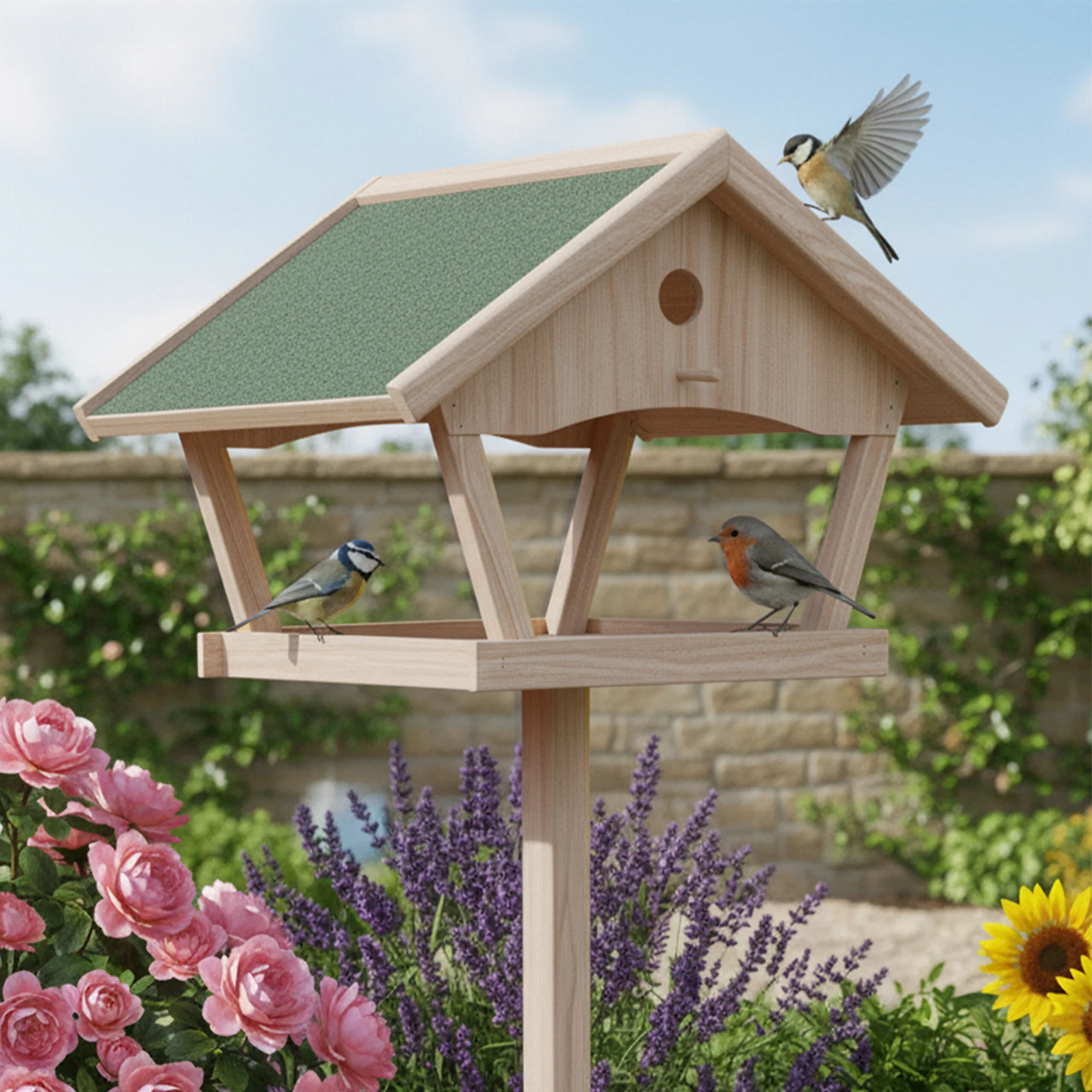 XXL Vogelfutterhaus mit Ständer - Image 5