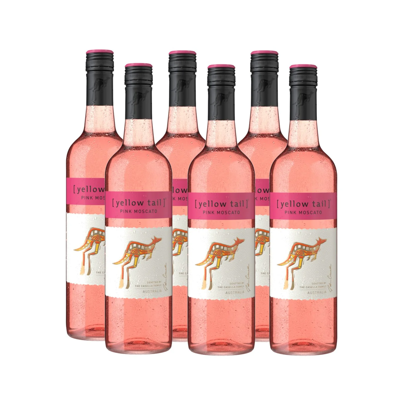 [yellow tail] Pink Moscato Roséwein süß (6x0,75l)