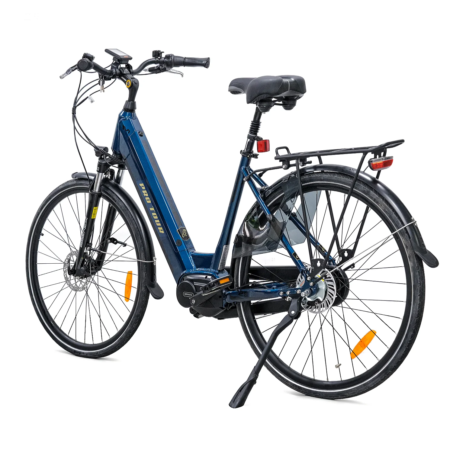 ZMH Elektrofahrrad mit 250W-Mittelmotor & 35-45 km Reichweite 18 Zoll E-Bike