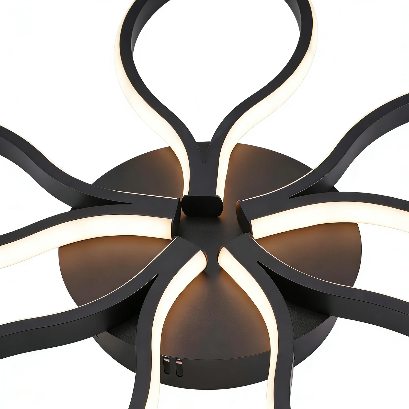ZMH LED Deckenleuchte 80CM Dimmbar Modern Design 75W Weiß Groß Wohnzimmerlampe mit Fernbedienung - Image 18
