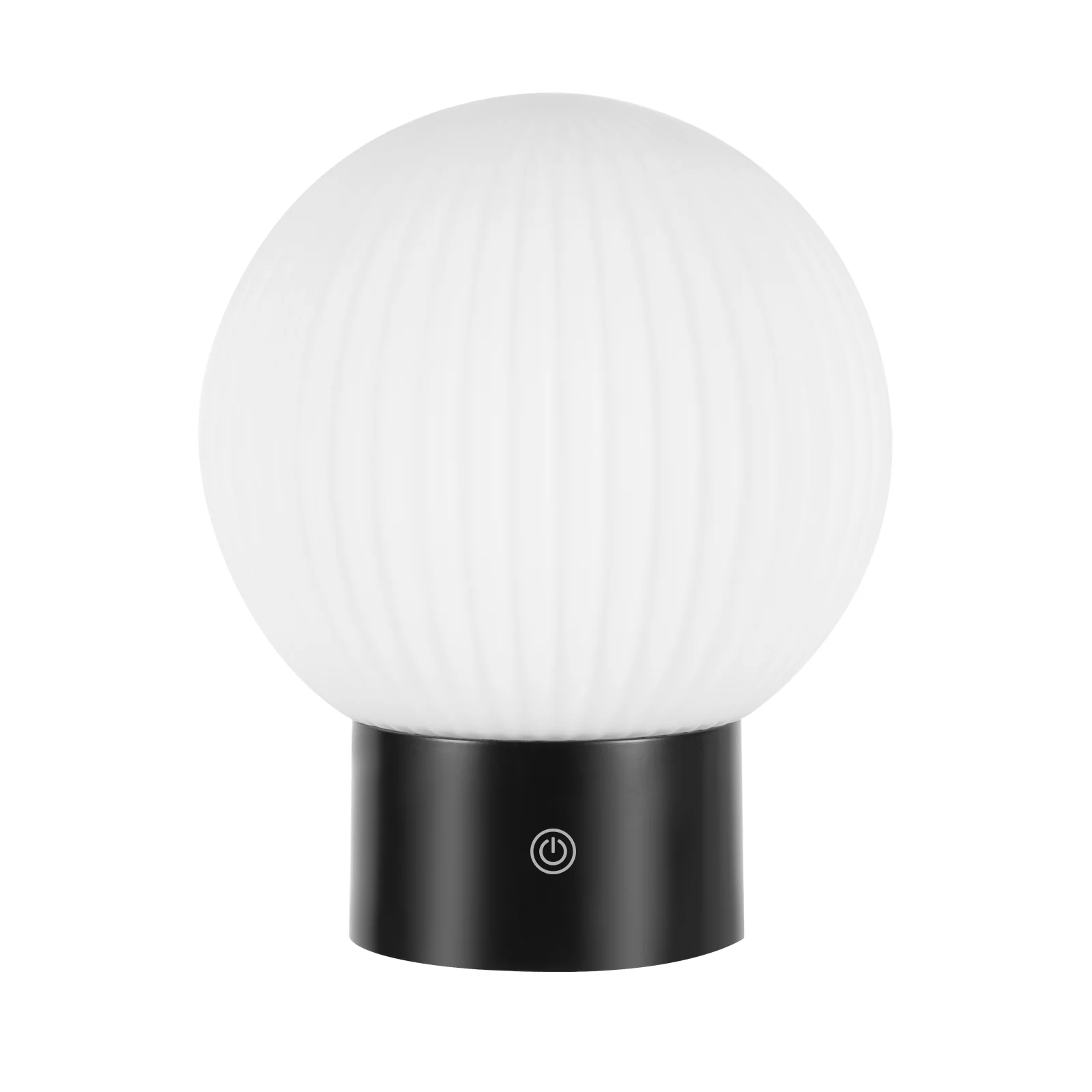 ZMH LED Tischlampe Kabellos Akku Weiß Dimmbar Touch Aufladbar Pilz Glas Nachttischlampe - Image 22